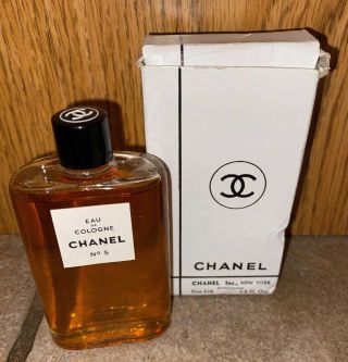Vintage Chanel No.  5 Eau De Cologne Paris 1.  3 Oz Fragrance Perfume