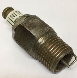 VERY RARE Vintage UNITED FORD OWNERS Spark Plug 1/2” Thread Model T 3