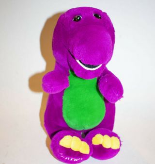 Barney 1992 Plush 12 " Purple Dinosaur Lyons Group Stuffed Animal Vintage