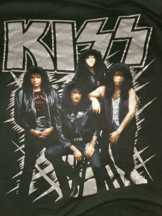 Vintage Kiss T Shirt Hot In The Shade Tour Xl