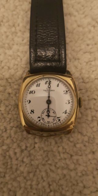 Tavannes Borgel 9ct Gold Watch 1930 
