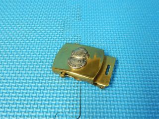 Us Navy Salvage Diver Belt Buckle Solid Brass Made In U.  S.  A Vintage