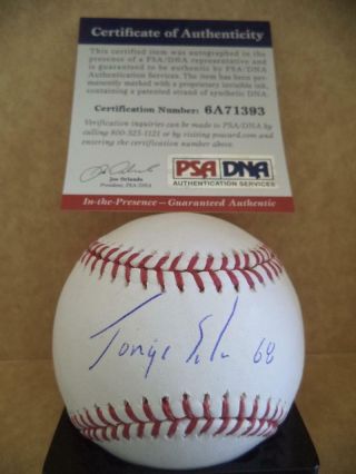 Jorge Soler Kansas City Royals Signed M.  L.  Baseball In The Presence Psa 6a71393