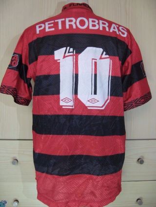 Flamengo Brazil Umbro Centenary 1994 Football Camiseta Soccer Jersey Shirt L Vtg
