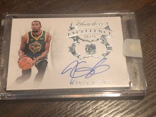 Kevin Durant 2018 - 19 Flawless Encased Silver On Card Auto / 25