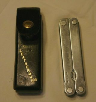 Vintage Leatherman Tool With Case,