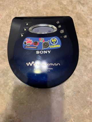 Vintage Sony Walkman Cd D - Ej725 G - Protection Personal Player Wow,