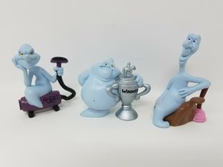 Vintage 1994 Complete Set Of 3 Figures From Casper - Fatso,  Stinkie,  Stretch
