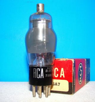 No 6a7 Rca Nos Vintage Audio Amplifier Radio Vacuum Tube Valve St Shape 6a7g