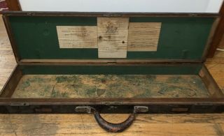 Antique Westley Richards And Co’s Patent Breech Loading Snap Gun Shotgun Case