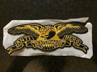 Anti Hero Skateboard Patch (vintage Eagle)