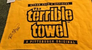 Ryan Shazier Signed Autographed Terrible Towel Pittsburgh Steelers Proof