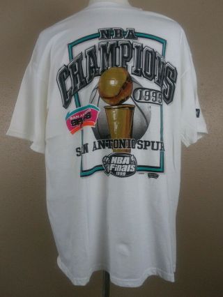 Vintage 1999 San Antonio Spurs Nba Championship Jersey Size Large Puma
