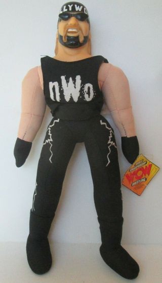 Hollywood Hulk Hogan 13 " Plush Doll Wcw Nwo Wwf Wrestling Play By Play
