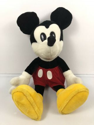 Vintage Disneyland Mickey Mouse Stuffed Plush 22”