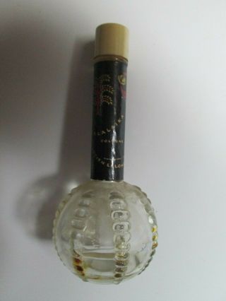 Vintage Balalaika Cologne Perfume Lucien Lelong York Empty Bottle