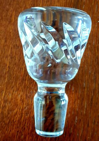 Decanter Vintage Glass Liquor Whiskey Crystal Bottle Wine Stopper Scotch Bar 2