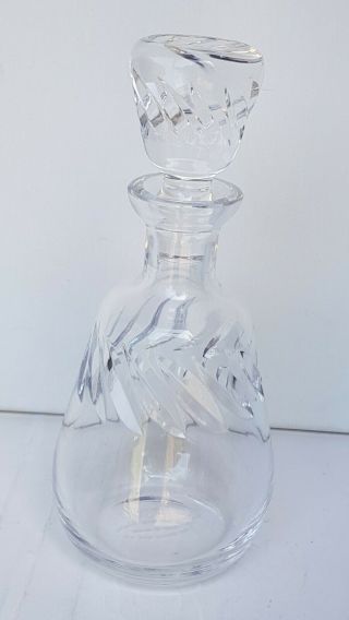 Decanter Vintage Glass Liquor Whiskey Crystal Bottle Wine Stopper Scotch Bar 3