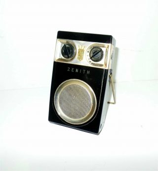 Zenith Royal 500 Transistor Vintage Black Radio 50’s