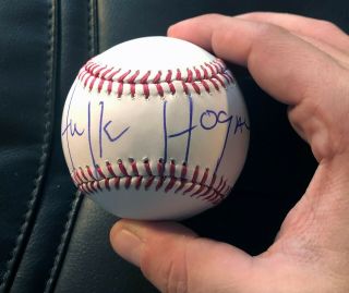 Hulk Hogan Autographed Baseball Jsa Certified