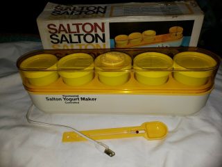 Vintage Salton Yogurt Maker Model Gm - 5 Thermostat Controlled