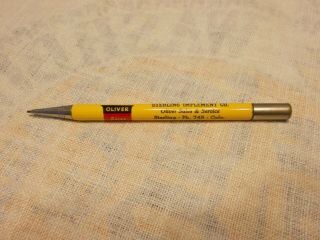 Vintage Advertising Oliver Tractor Sales/service Implement Mechanical Pencil