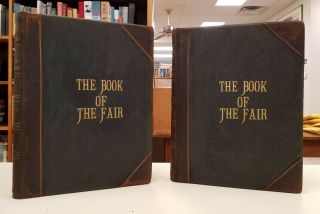 The Book Of The Fair Columbian Exposition 1893 2 Vols Leather Folio Hh Bancroft
