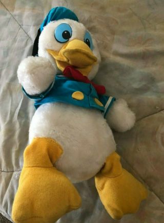 VTG Walt Disney Characters Plush Donald Duck California Stuffed Toys USA 15 in 3