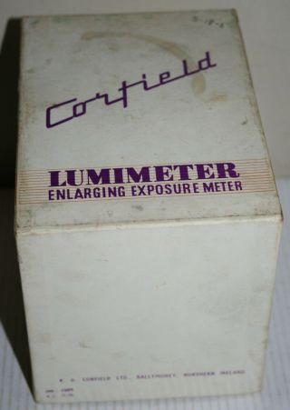 Vintage Corfield Lumimeter Enlarging Exposure Meter - Film Developing / Darkroom 2