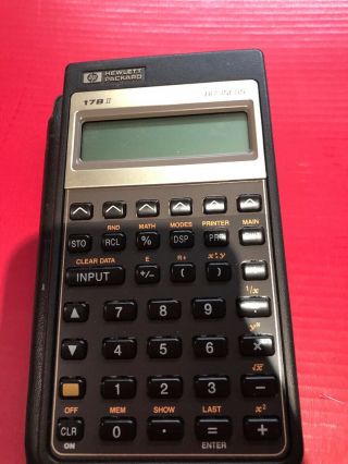 Vintage Hewlett Packard 17b 2 Hp 17bii Financial Business Calculator -