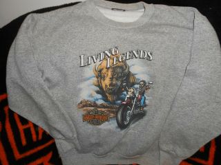 Officially Licensed Harley Davidson Sweat Shirt Size Large