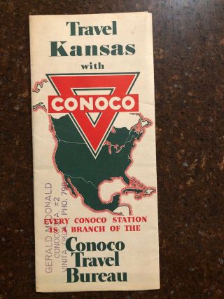 Travel Kansas Conoco Travel Map