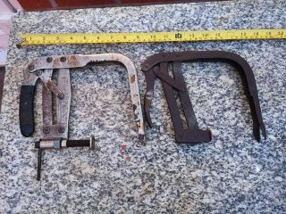 A Vintage Sykes Picavant Valve Spring Compressor And Other