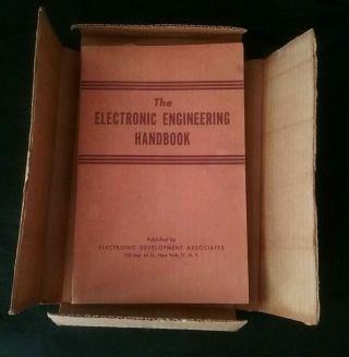 Vintage The Electronic Engineering 1945 Hand Book Box