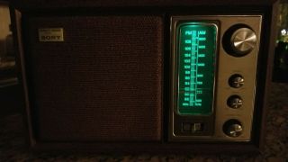 Vintage Sony Model ICF - 9650W Fidelity Sound AM/FM Table Radio - Great 2