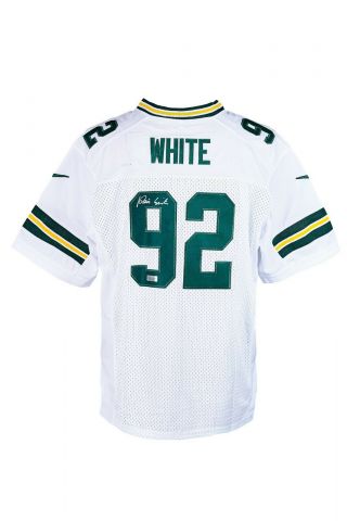 Green Bay Packers No.  92 Reggie White Autographed Signed Nfl Jersey,