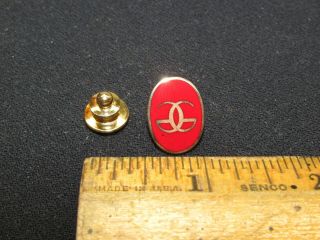 Vintage 10k Yellow Gold Oval Service Tie Tack Lapel Pin Esco 10k Scrap Gold 3 Gr