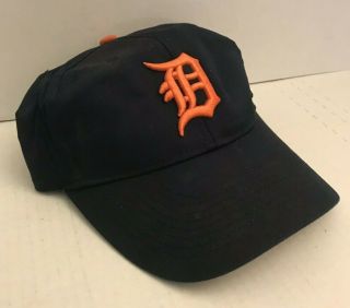 Detroit Tigers Team Mlb Oc Sports Adjustable Strapback Cap Hat Youth Size