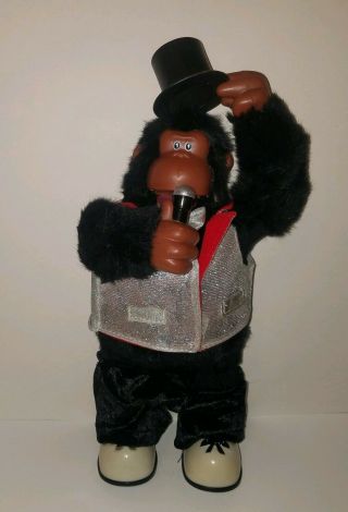 Vintage Battery Operated 10 " Dancing Ape Monkey Gorilla Not For Repair