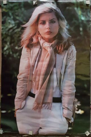 Blondie Debbie Harry 1979 Poster Approx 24 " X36 " / Vintage
