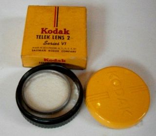Vintage Kodak Telek Lens 2 - Series Vi Eastman Kodak Company Usa