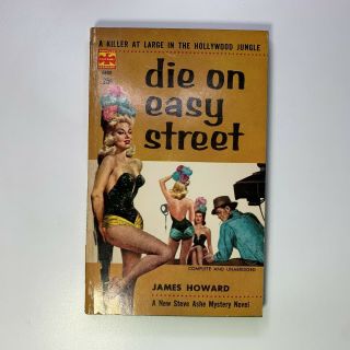 Die On Easy Street Vintage Paperback Gga Murder Mystery Pulp 50s