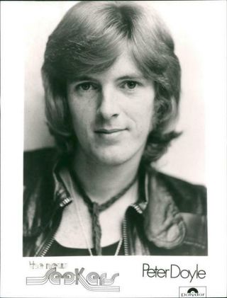 Vintage Photograph Of Peter Doyle From The Seekers