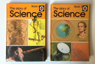 2 Vintage Ladybird Books The Story Of Science,  Book 1 & 2,  Series 601