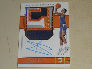 2018 - 19 National Treasures Gold Fotl Rookie Patch Auto Rc Rpa Elie Okobo 12/20