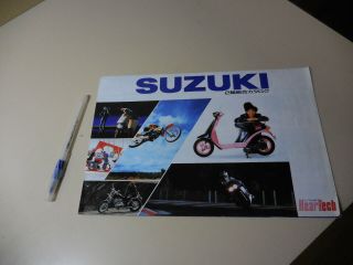 Suzuki Full Line Up Japanese Brochure 1986/03