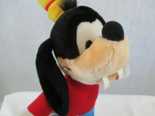 Vintage Walt Disney World Goofy Plush Stuffed Animal Toy Doll Disneyland 15 " Euc