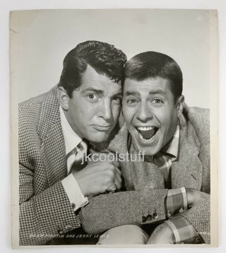 Vintage Dean Martin & Jerry Lewis 1948 Photo Press Publicity Comedy Team Globe