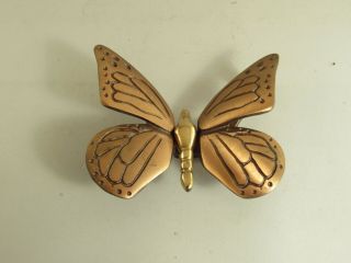Vintage M.  Healy Bronze/brass Butterfly Door Knocker 1997