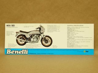 Vtg Benelli 900 Sei Motorcycle Brochure Flyer Pamphlet Features Specifications